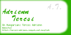 adrienn tercsi business card